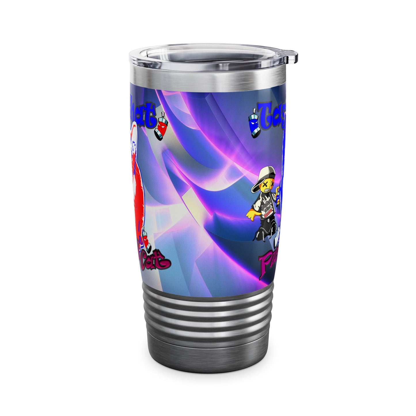 tag that - Ringneck Tumbler, 20oz (grey-pink wave)