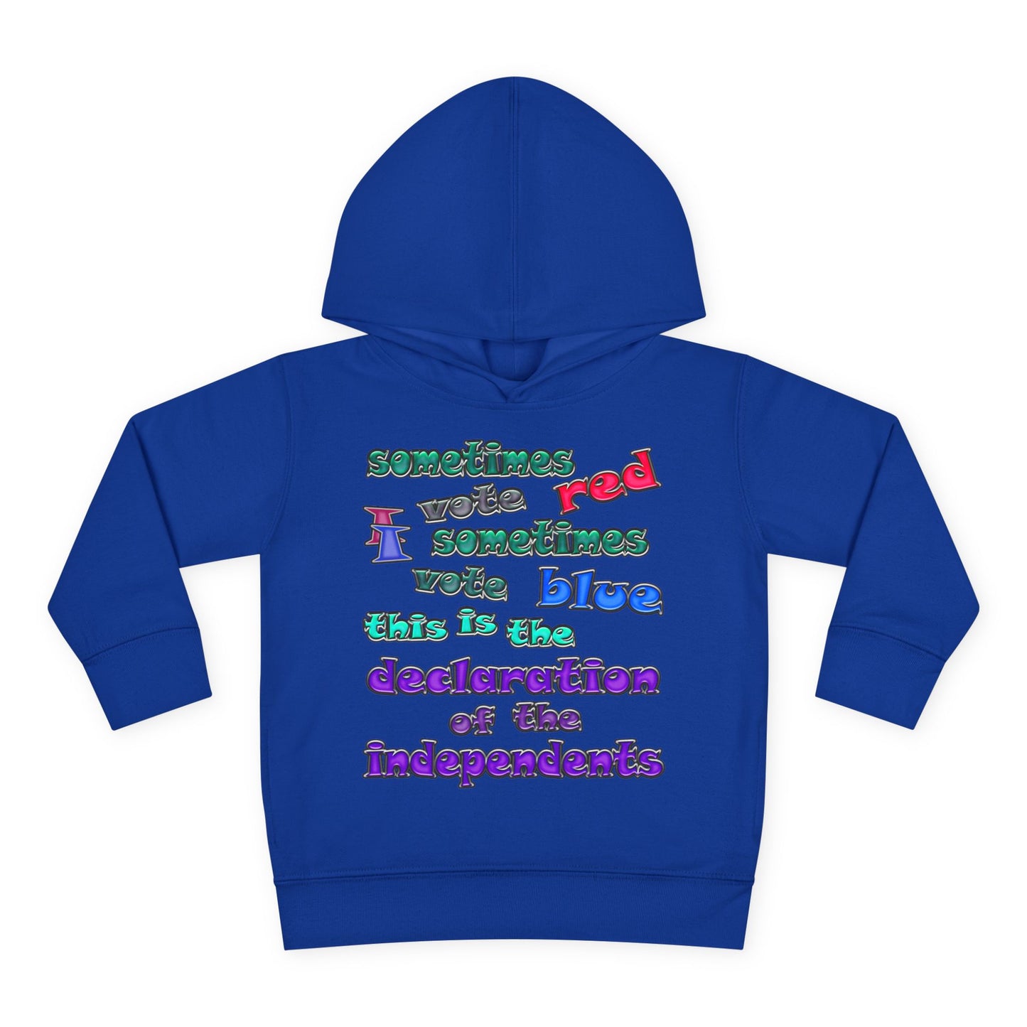 declaration of the independents - Toddler Pullover Fleece Hoodie