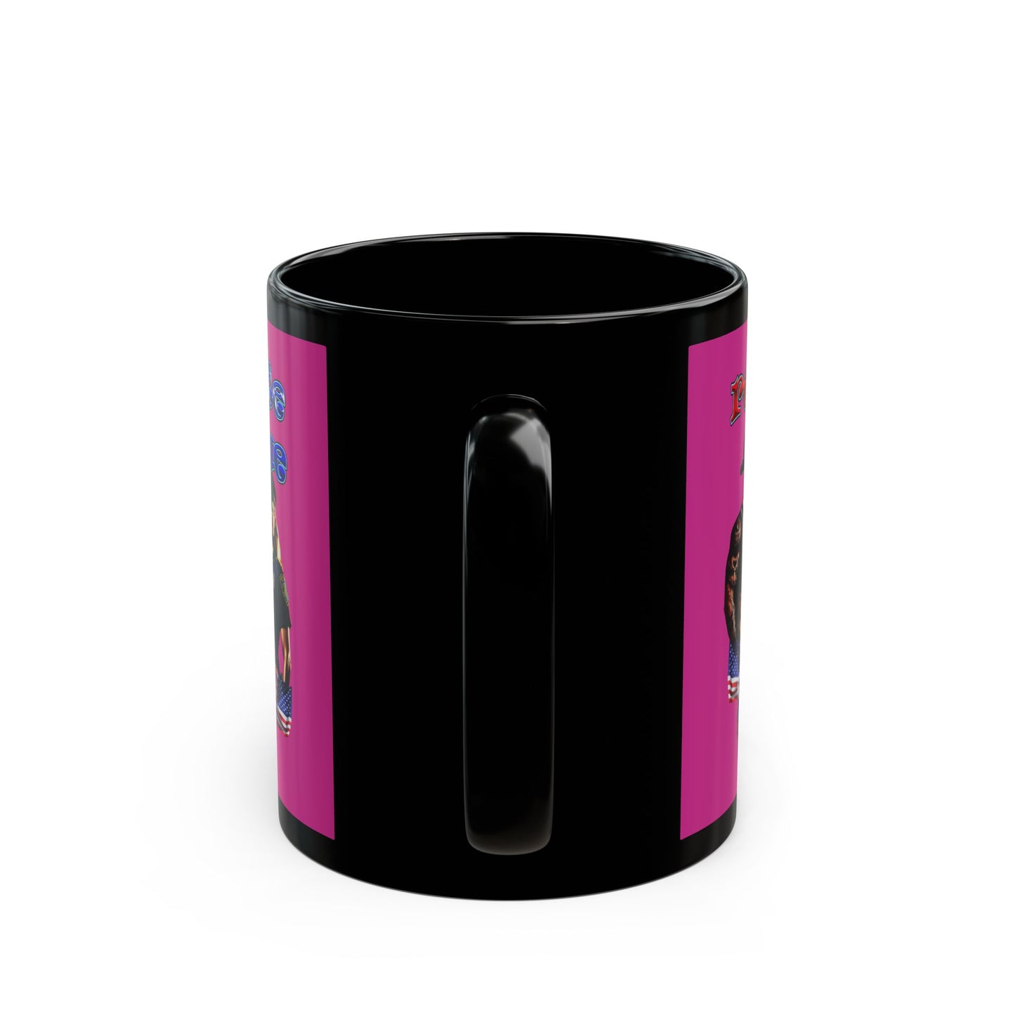 rw&b lives matter - Black Mug (pink)