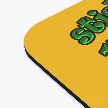 stick that in your pipe and smoke it - Mouse Pad (Rectangle) (yellow)