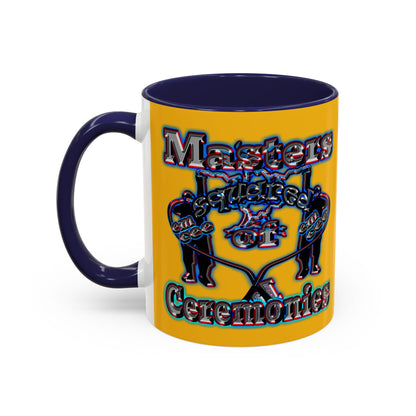 em cee squared - Accent Mug (yellow)