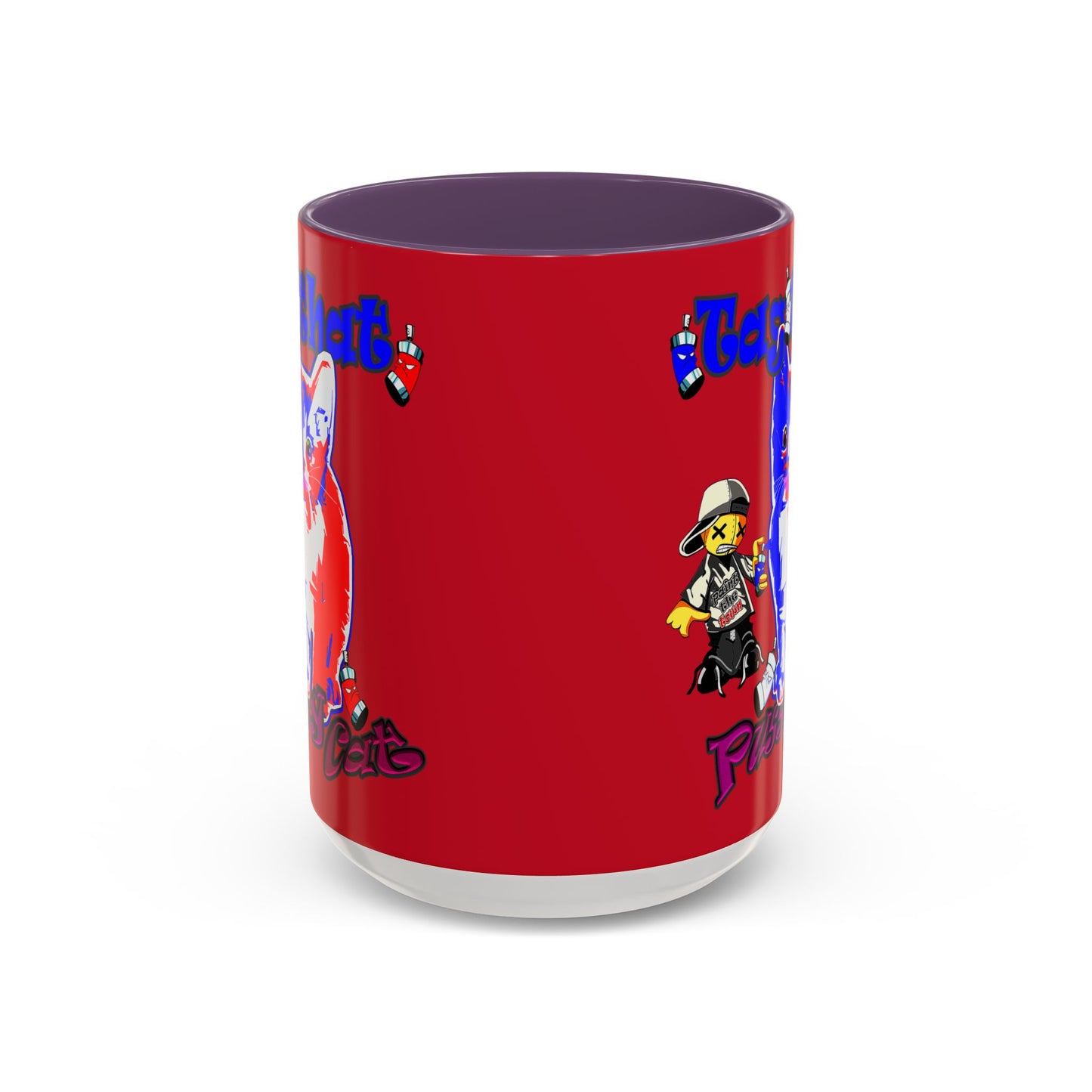 tag that - Accent Mug (dark red)