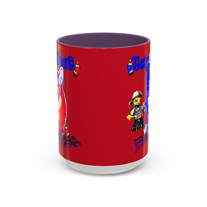 tag that - Accent Mug (dark red)