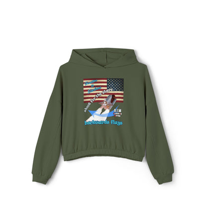 shoot for the stars - Women's Cinched Bottom Hoodie