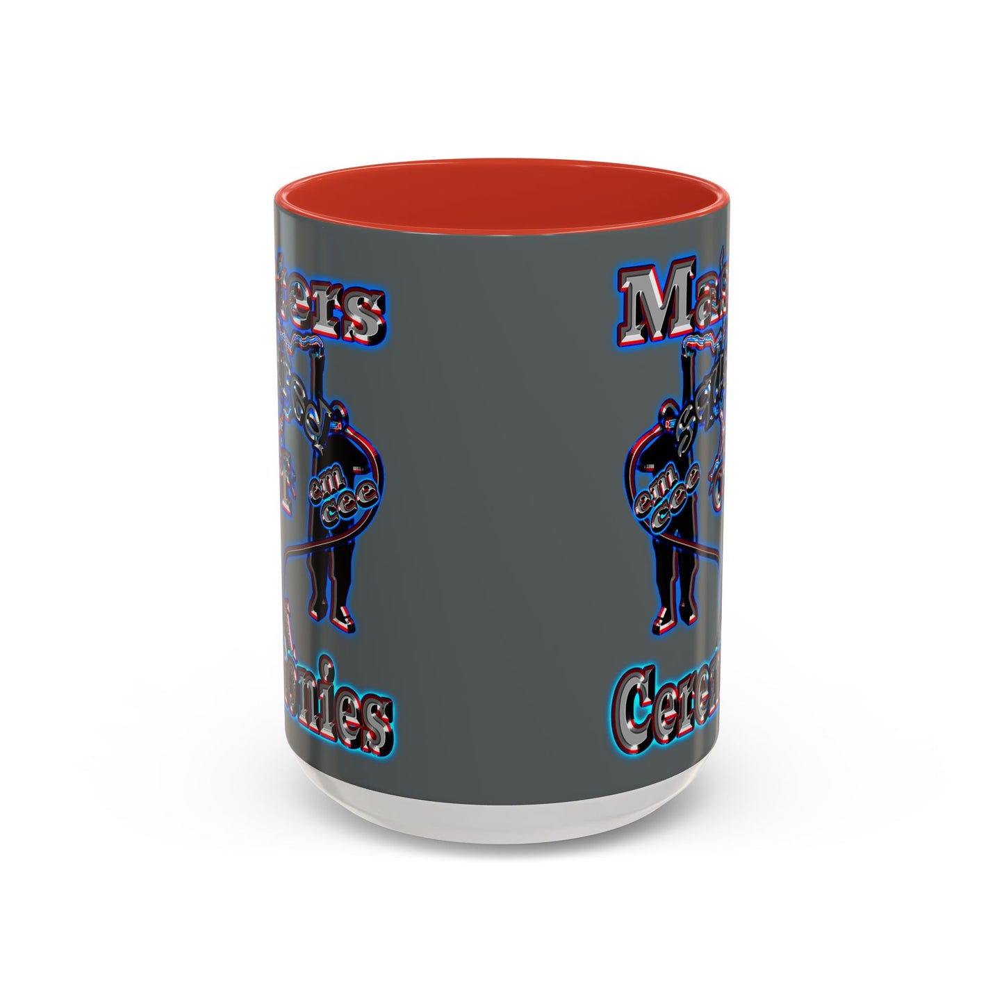 em cee squared - Accent Mug (dark grey)