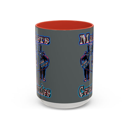 em cee squared - Accent Mug (dark grey)