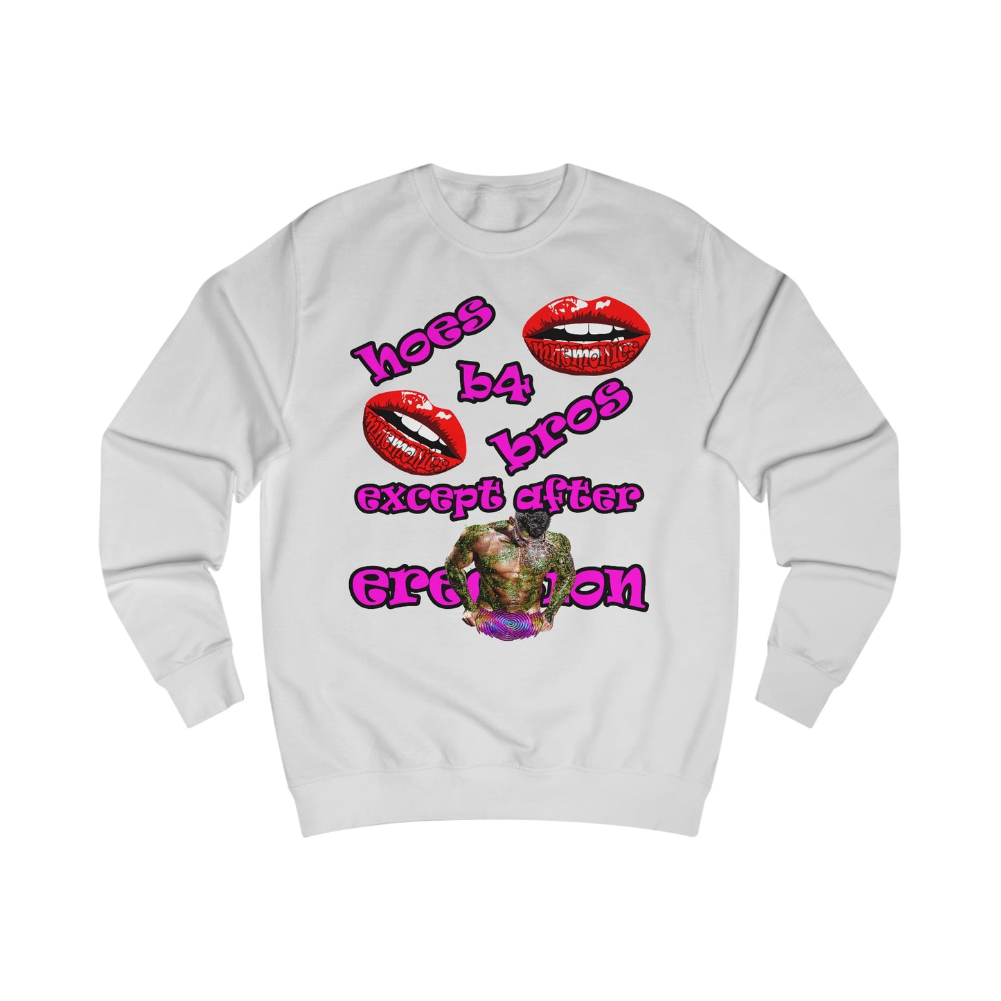 hoes b4 bros - Men's Sweatshirt