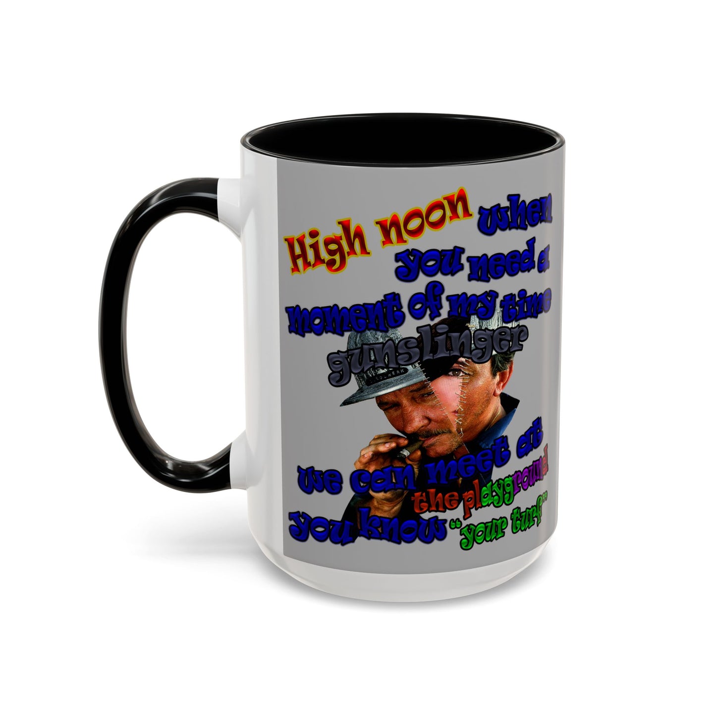 high noon - Accent Mug (light grey)