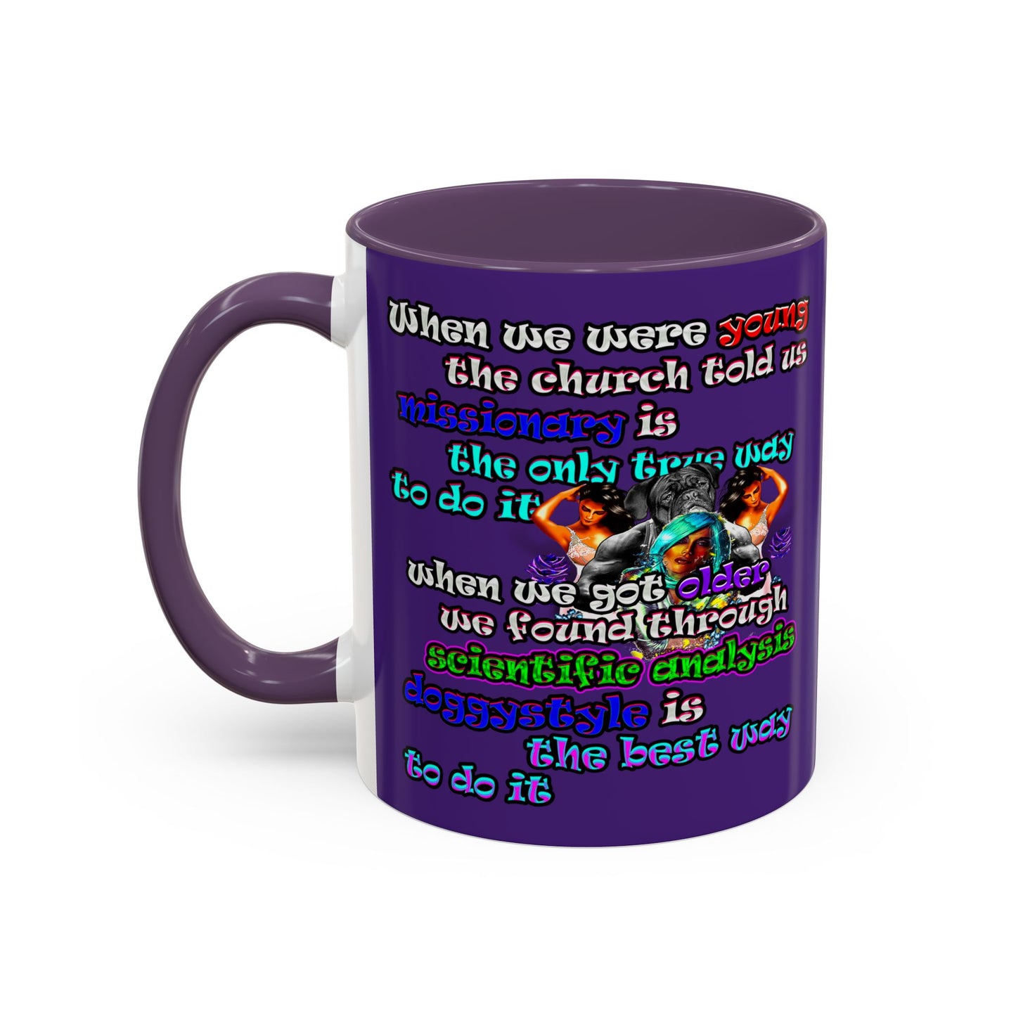 doggystyle - Accent Mug (purple)