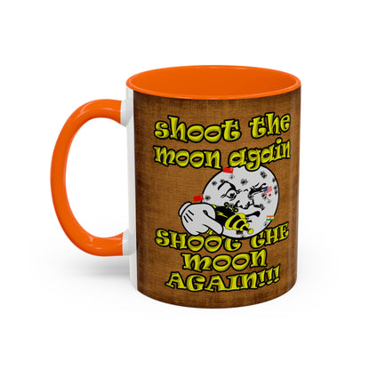 shoot the moon again - Accent Mug (brown papyrus)