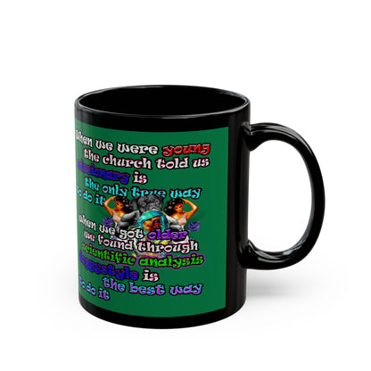 doggystyle - Black Mug (dark green)