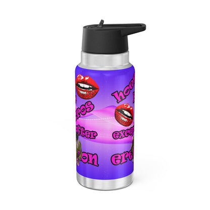 hoes b4 bros - Gator Tumbler, 32oz  (purple-pink wave)