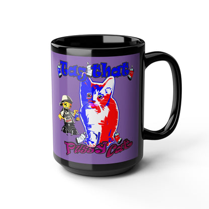 tag that - Black Mug (light purple)