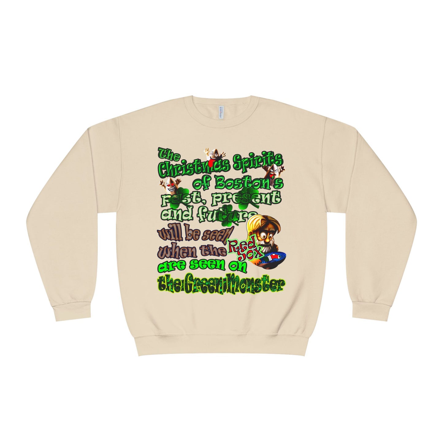 christmas spirits of boston - Unisex NuBlend® Crewneck Sweatshirt