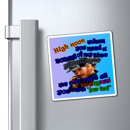 high noon - Magnets - (light blue-purple wave)