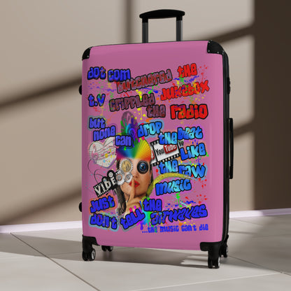 drop the beat - Suitcase (light pink)