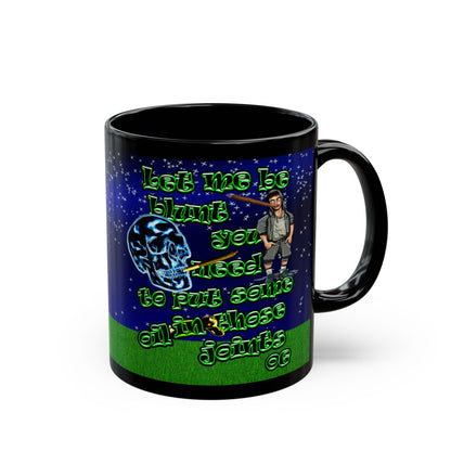 og - Black Mug ('snoops' background)