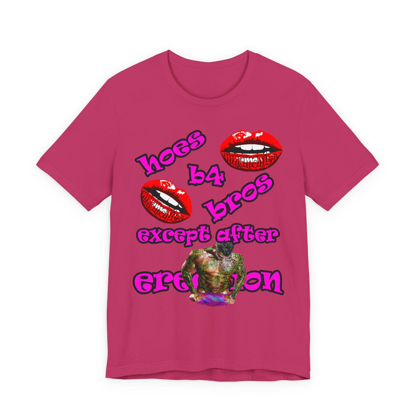 hoes b4 bros - Unisex Jersey Short Sleeve Tee
