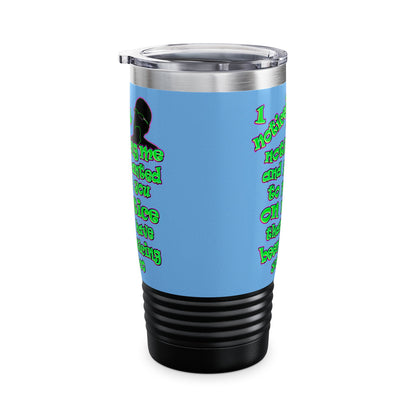 noticed you noticing - Ringneck Tumbler, 20oz (light blue)