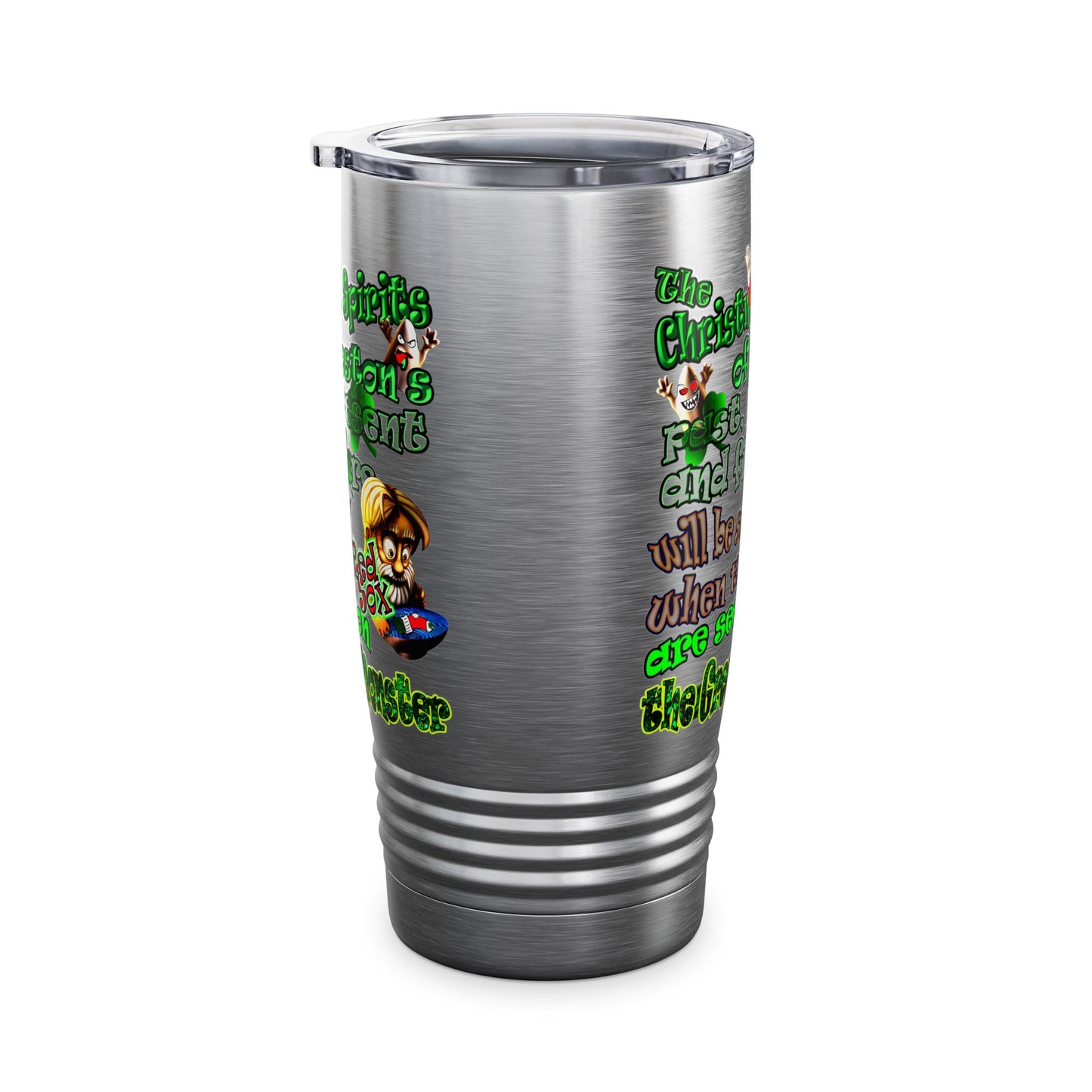 christmas spirits of boston - Ringneck Tumbler, 20oz