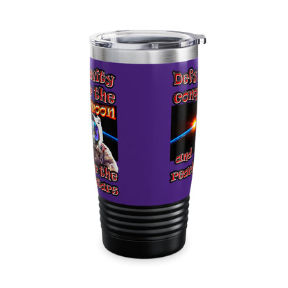 defy conquer reach - Ringneck Tumbler, 20oz (purple)