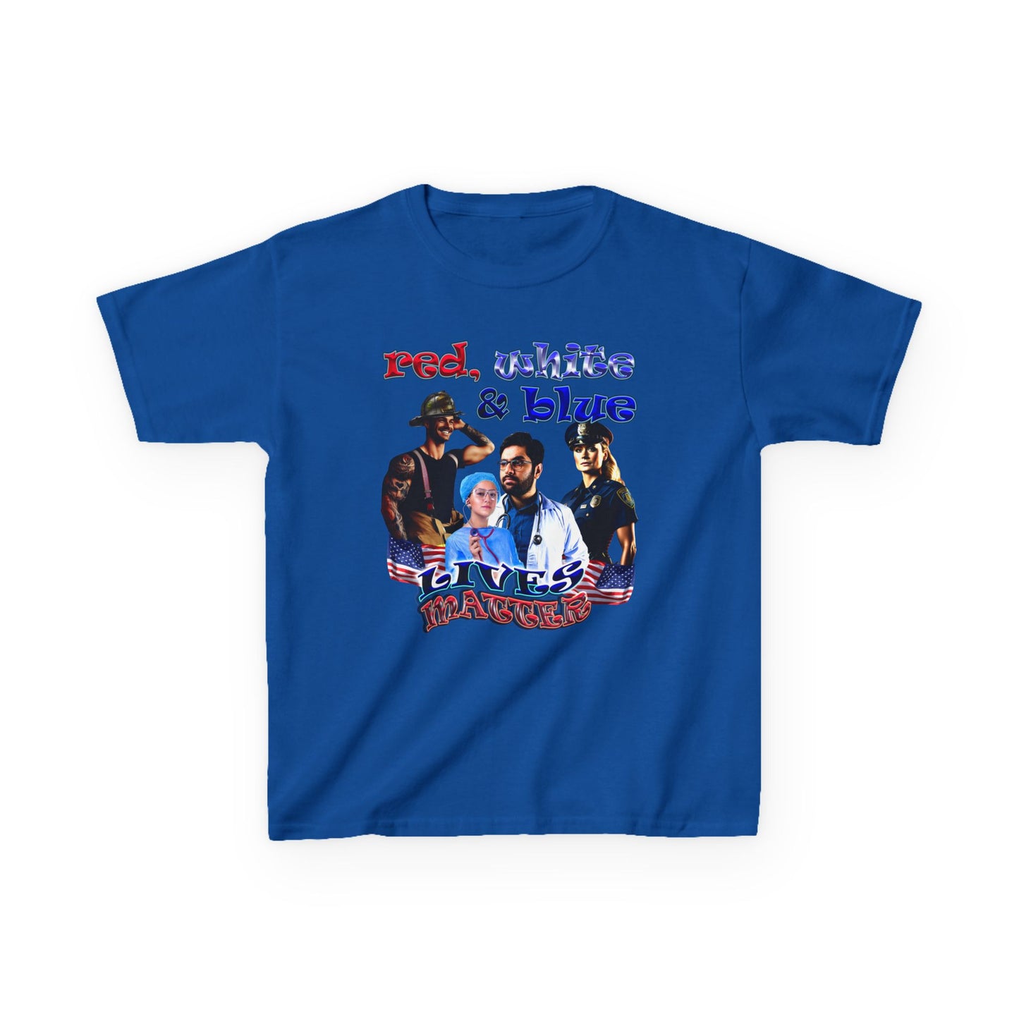 rw&b lives matter - Kids Heavy Cotton™ Tee