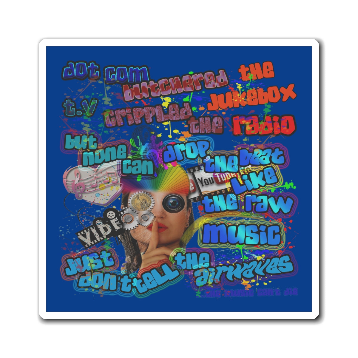 drop the beat - Magnets - (dark blue)