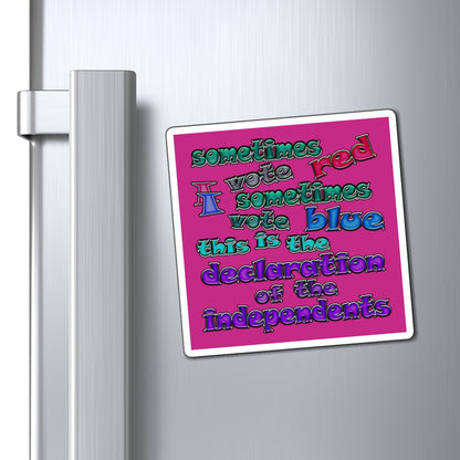 declaration of the independents - Magnets - (pink)