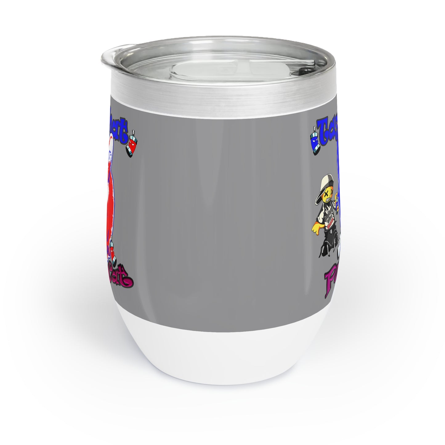 tag that - Chill Wine Tumbler (grey)