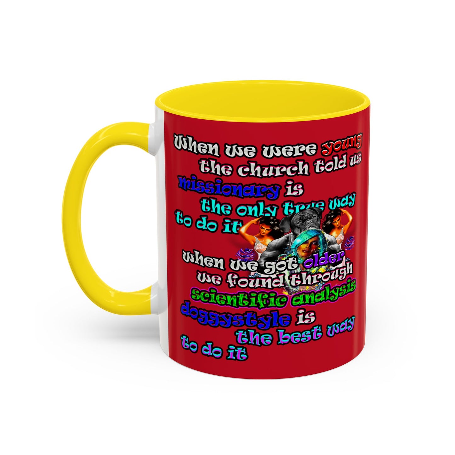 doggystyle - Accent Mug (dark red)
