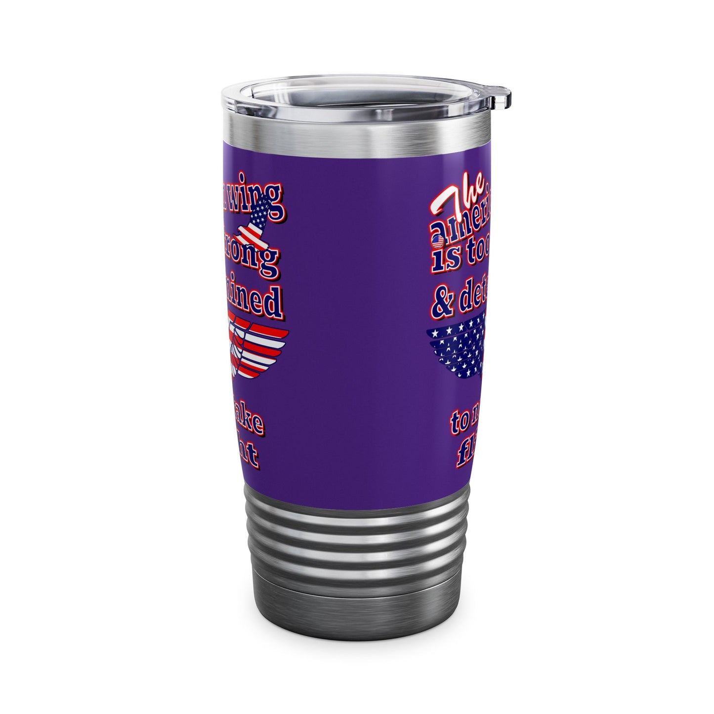 american wing - Ringneck Tumbler, 20oz (purple)