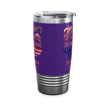 american wing - Ringneck Tumbler, 20oz (purple)