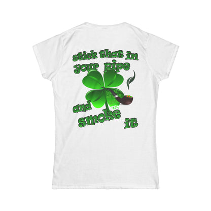 celtics logo - Women's Softstyle Tee