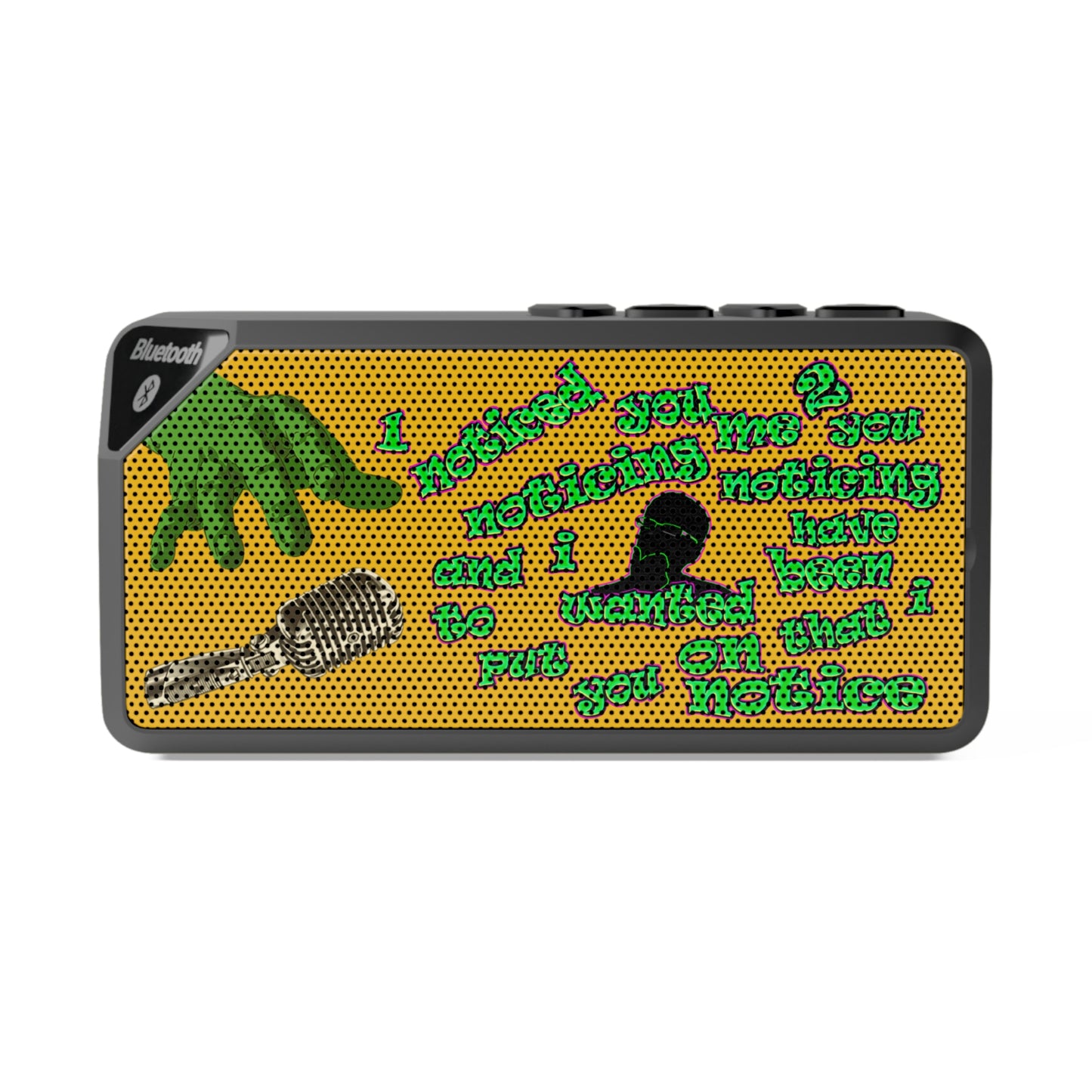 noticed you noticing - Jabba Bluetooth Speaker (yellow)