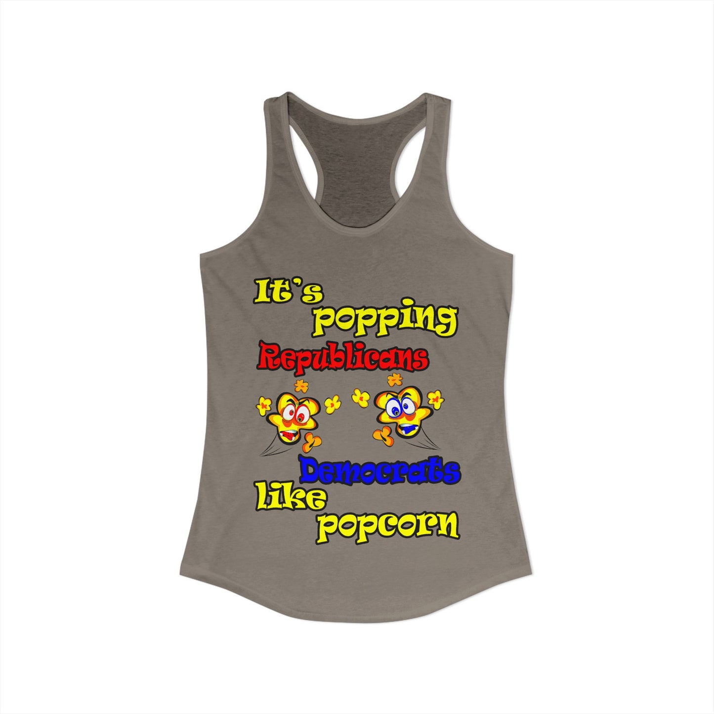 popping like popcorn - Women's Ideal Racerback Tank