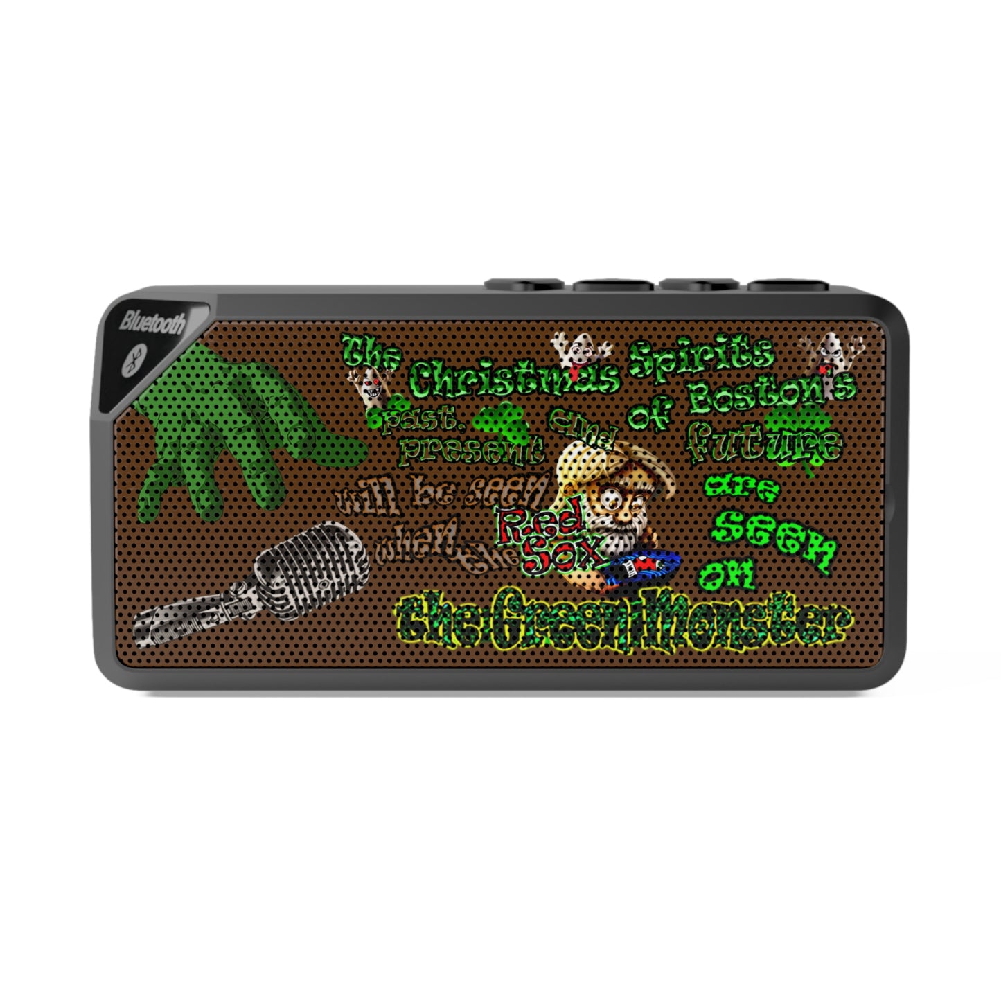 christmas spirits of boston - Jabba Bluetooth Speaker (brown)