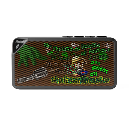 christmas spirits of boston - Jabba Bluetooth Speaker (brown)