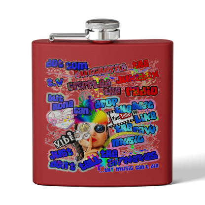 drop the beat - Stainless Steel Flask