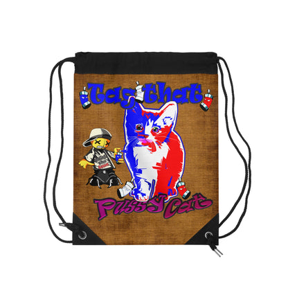 tag that - Drawstring Bag (dichromatic brown papyrus)