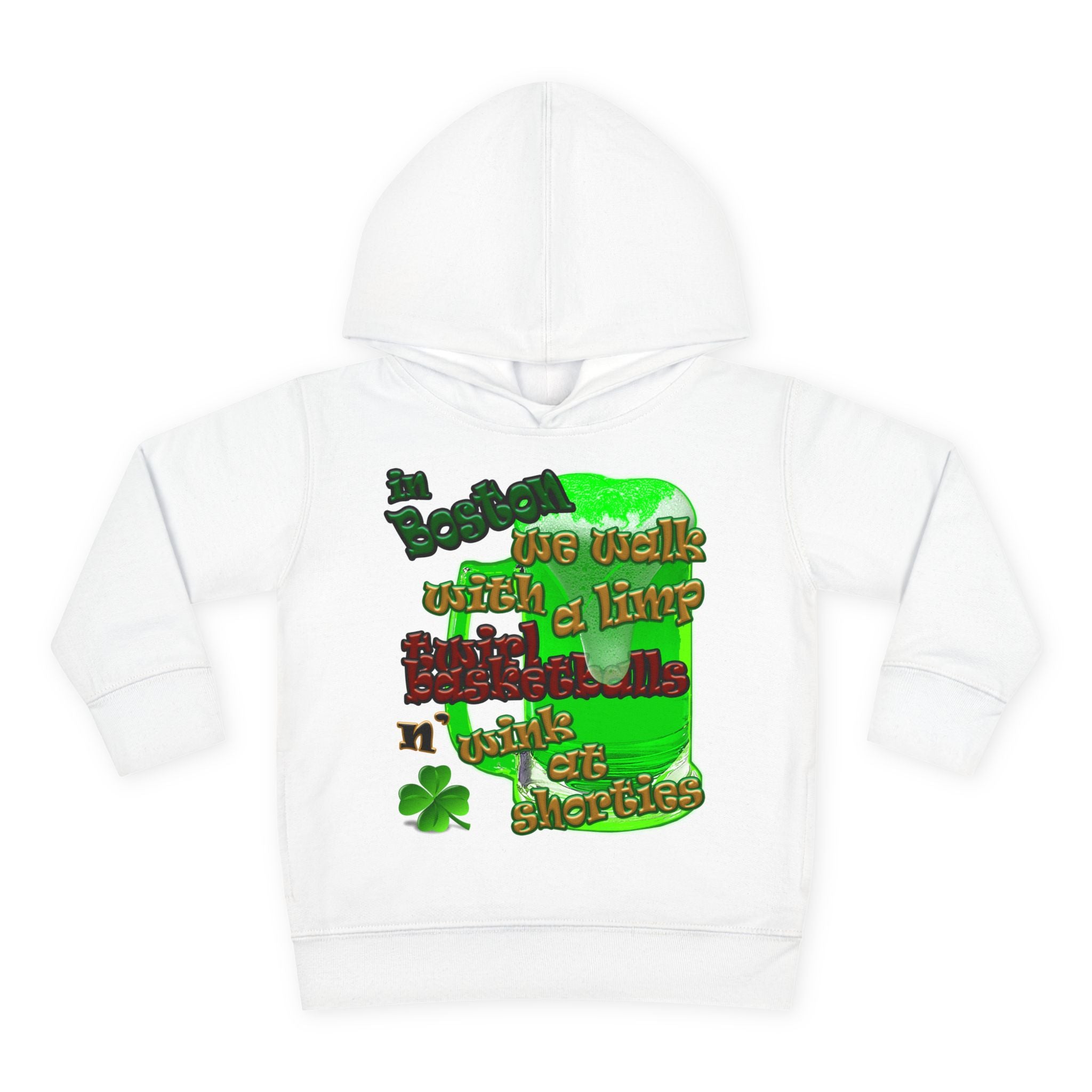 celtics logo - Toddler Pullover Fleece Hoodie