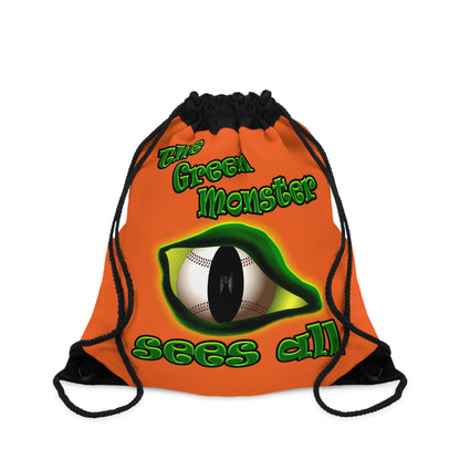 green monster - Drawstring Bag (orange)