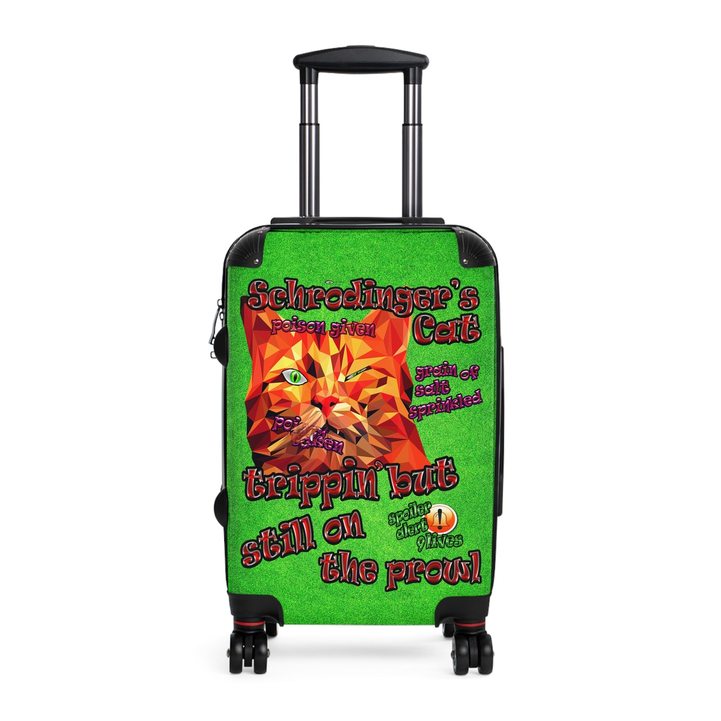 schrodinger's cat - Suitcase (green turf)