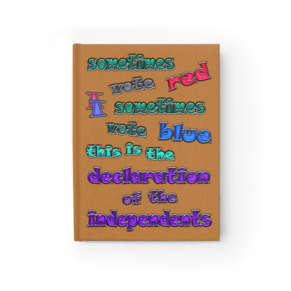 declaration of the independents - journal-blank (light brown)