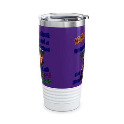 high noon - Ringneck Tumbler, 20oz (purple)