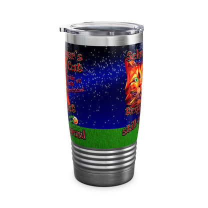 schrodinger's cat - Ringneck Tumbler, 20oz ('snoops' background)