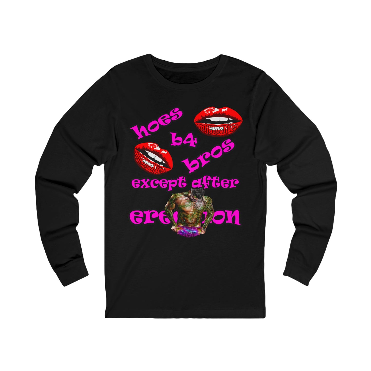 hoes b4 bros - Unisex Jersey Long Sleeve Tee
