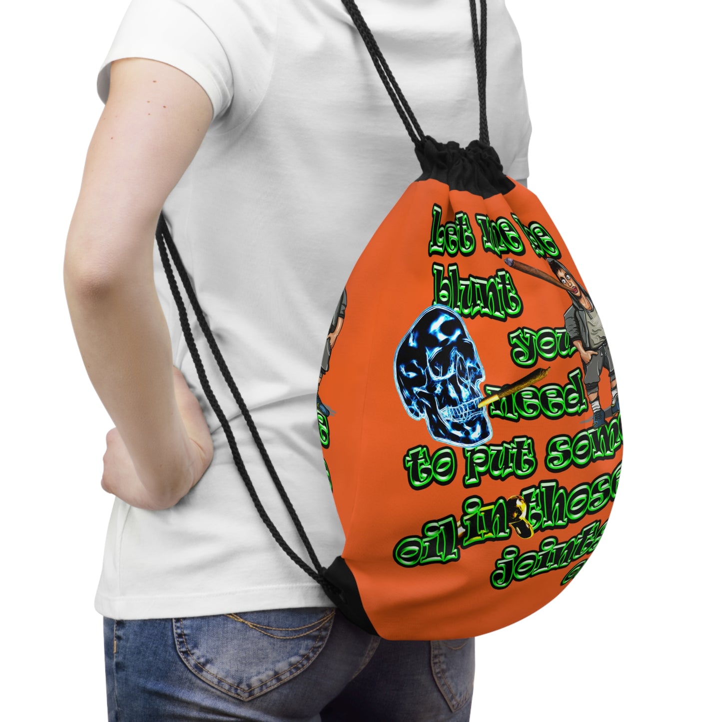 og - Drawstring Bag (orange)