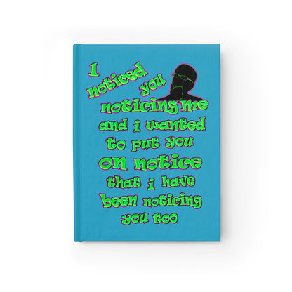 noticed you noticing - journal-blank (turquoise)
