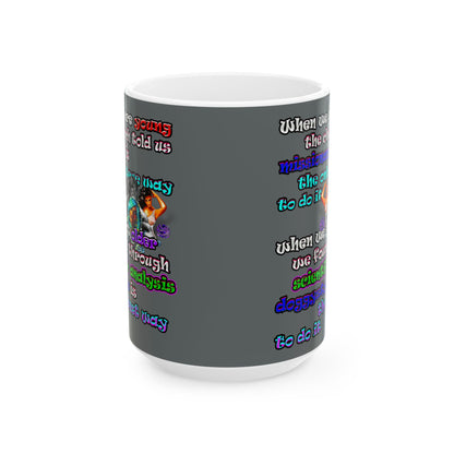 doggystyle - White Mug (dark grey)