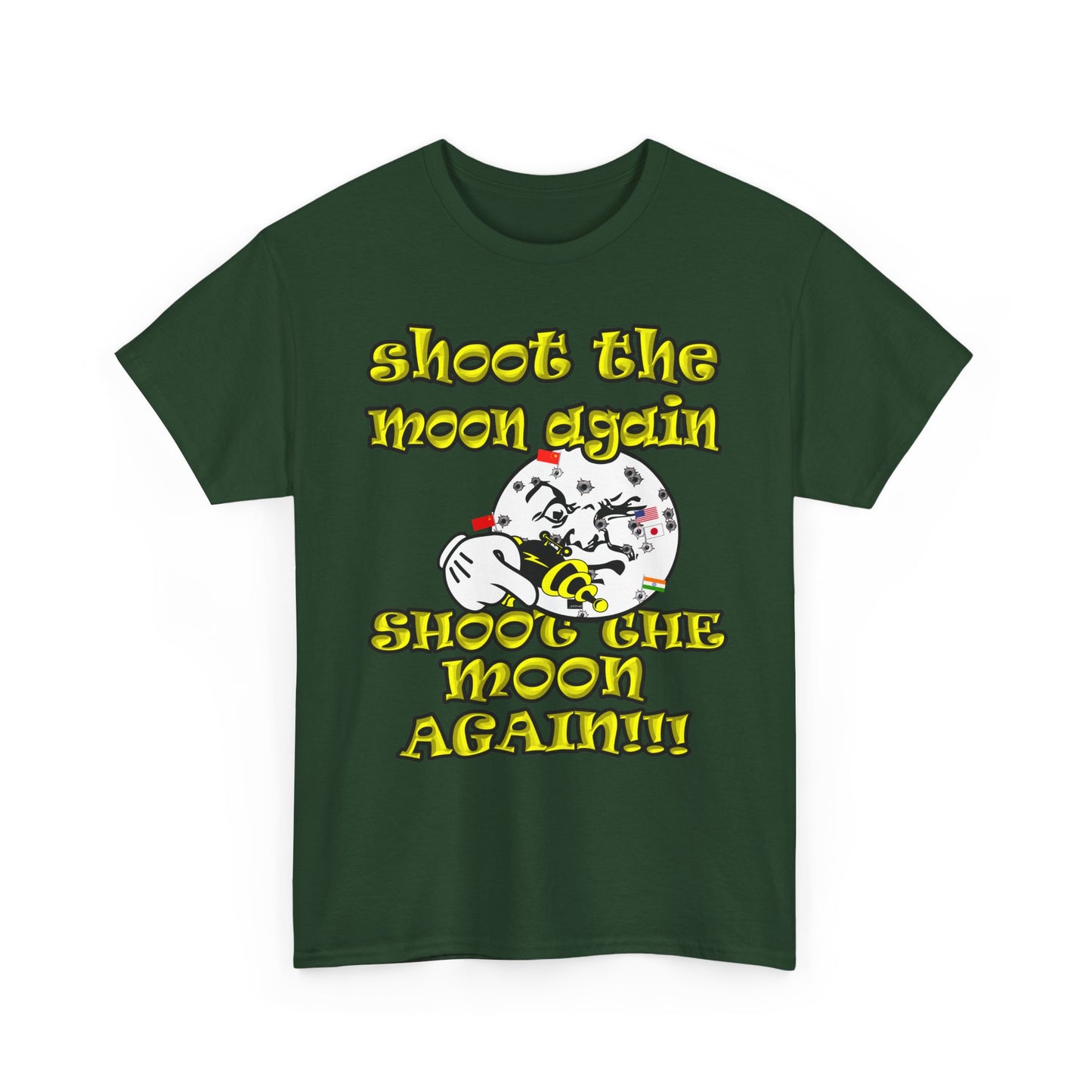 shoot the moon again - Unisex Heavy Cotton Tee